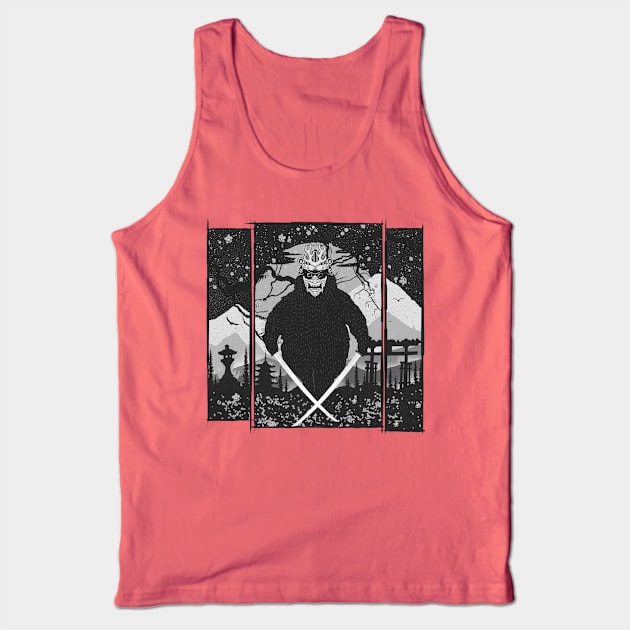 Bear Samurai Tank Top by Bongonation